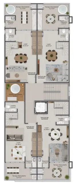 Foto 8 de Apartamento com 2 quartos à venda, 70m2 em Bombinhas - SC