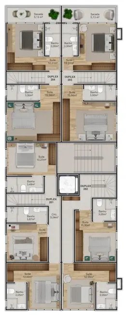 Foto 7 de Apartamento com 2 quartos à venda, 70m2 em Bombinhas - SC