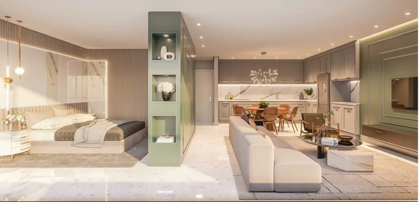 Apartamento com 1 quarto à venda, 46m2 em Porto Belo - SC - imagem 7 Foto 7 de Apartamento com 1 quarto à venda, 46m2 em Porto Belo - SC