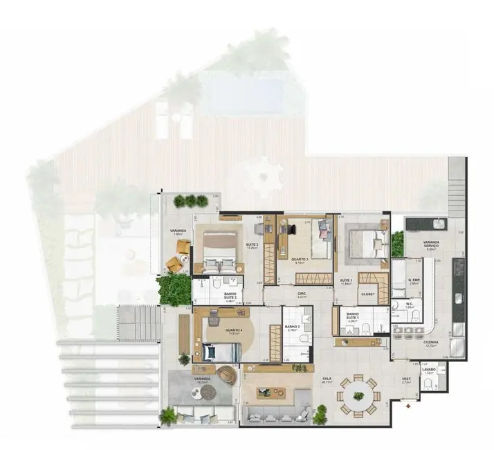 Foto 9 de Cobertura com 4 quartos à venda, 305m2 em Camboinhas, Niteroi - RJ