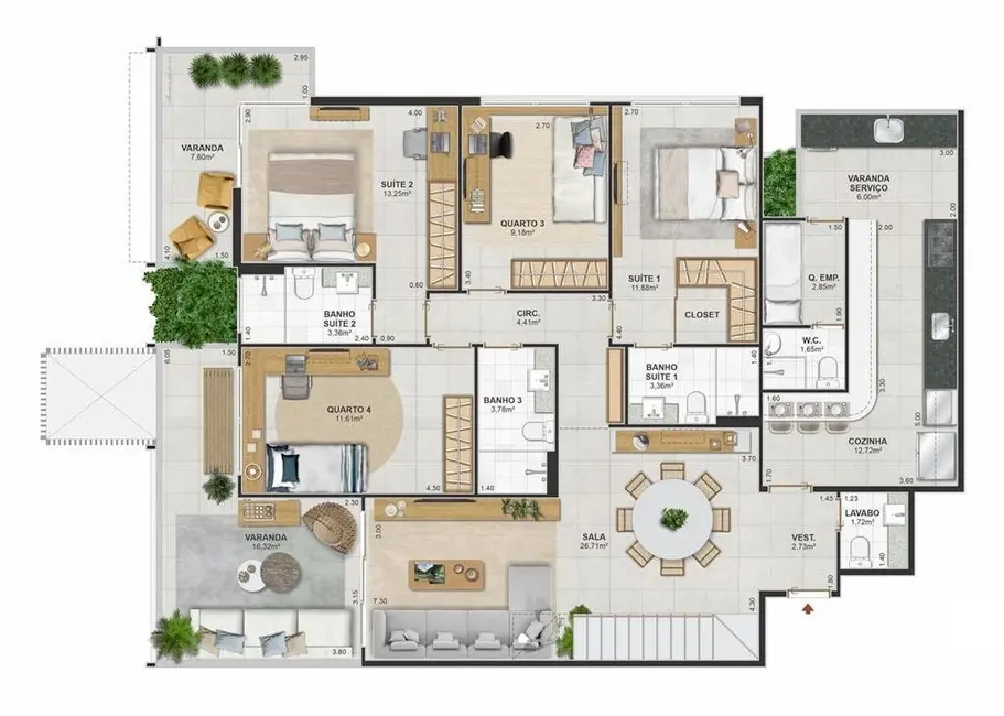 Foto 5 de Cobertura com 4 quartos à venda, 305m2 em Camboinhas, Niteroi - RJ