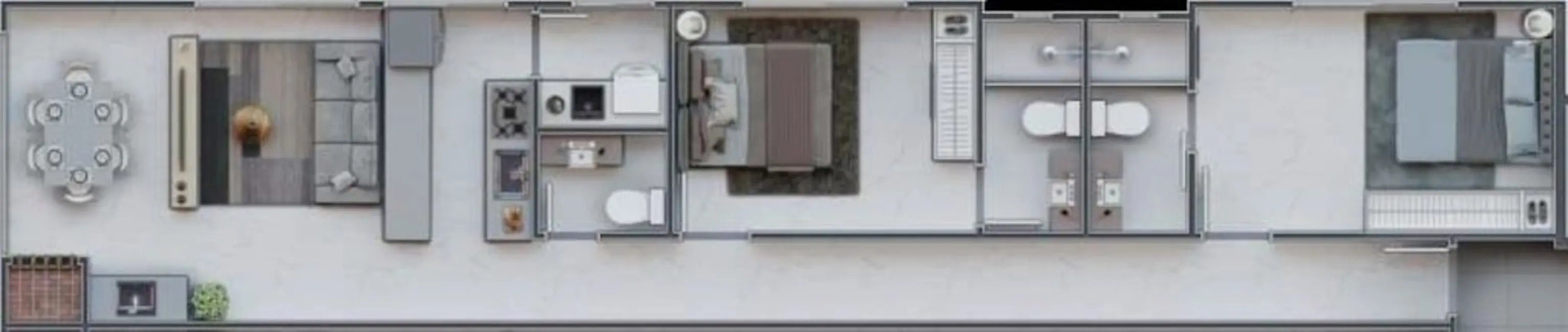 Foto 7 de Apartamento com 2 quartos à venda, 73m2 em Bombinhas - SC