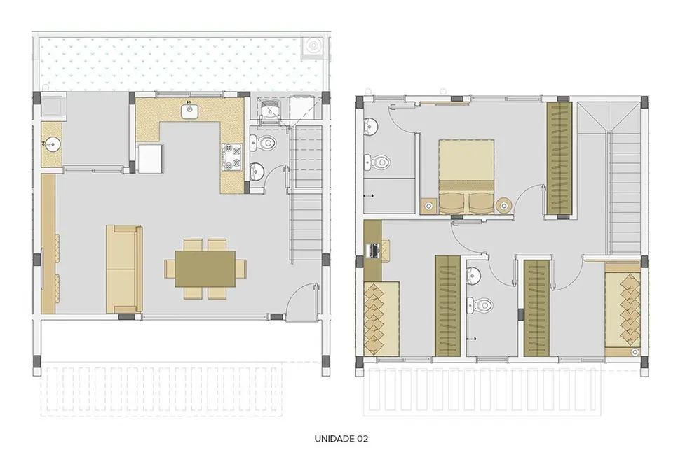 Foto 8 de Casa de Condomínio com 3 quartos à venda, 99m2 em Nova Palhoça, Palhoca - SC