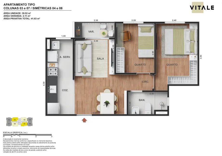 Foto 9 de Apartamento com 2 quartos à venda, 48m2 em Vila Kosmos, Rio De Janeiro - RJ