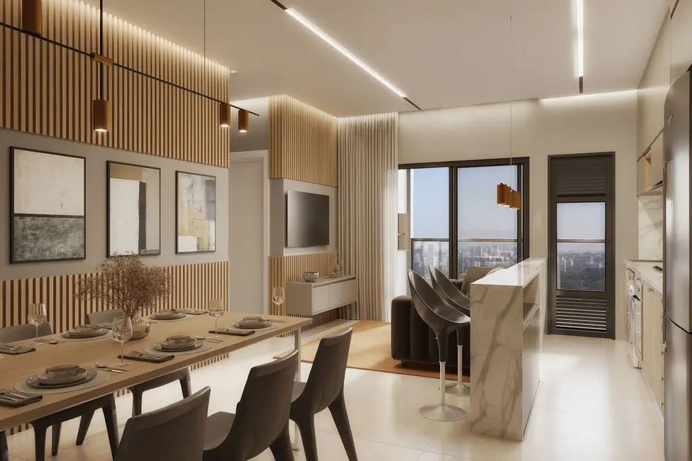 Foto 3 de Apartamento com 2 quartos à venda, 59m2 em Cordeiros, Itajai - SC