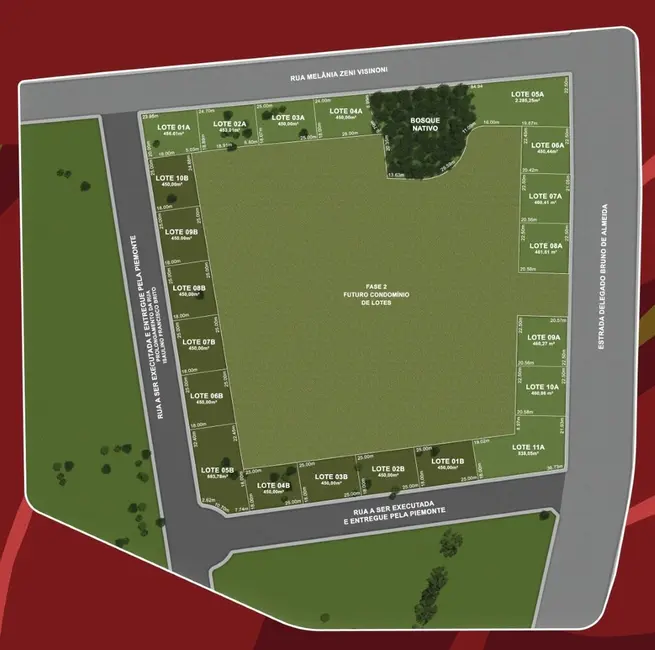 Foto 2 de Terreno / Lote à venda, 2285m2 em Campo de Santana, Curitiba - PR