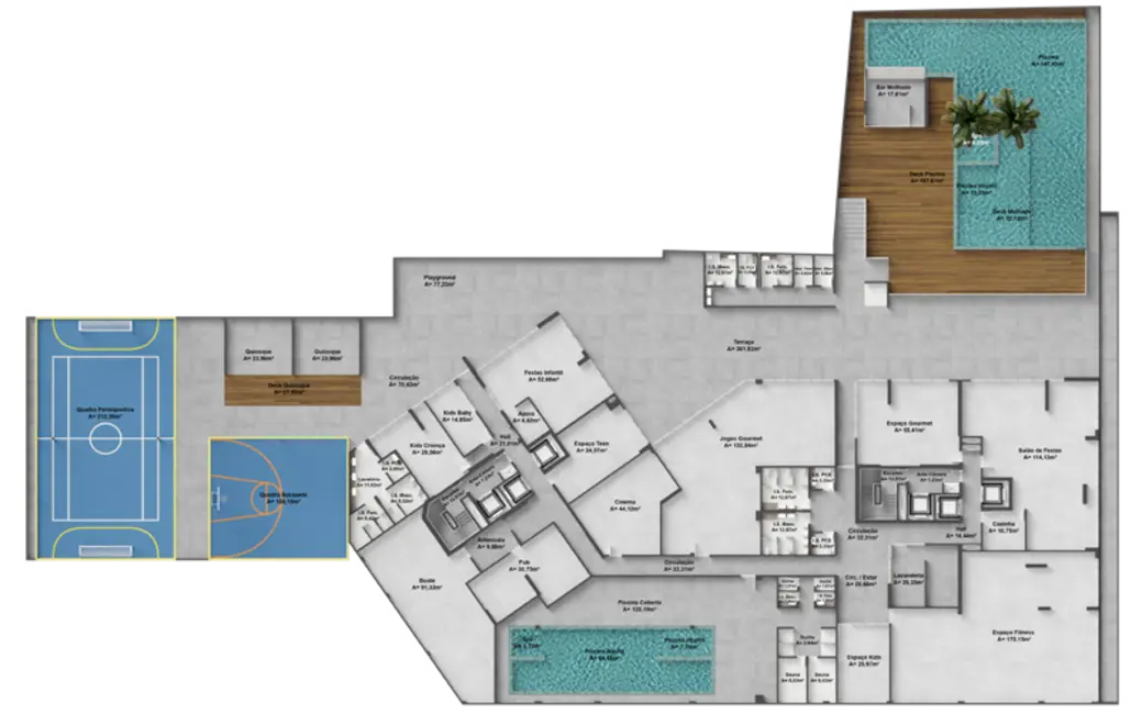 Apartamento com 3 quartos à venda, 111m2 em Itajai - SC - imagem 6 Foto 6 de Apartamento com 3 quartos à venda, 111m2 em Itajai - SC