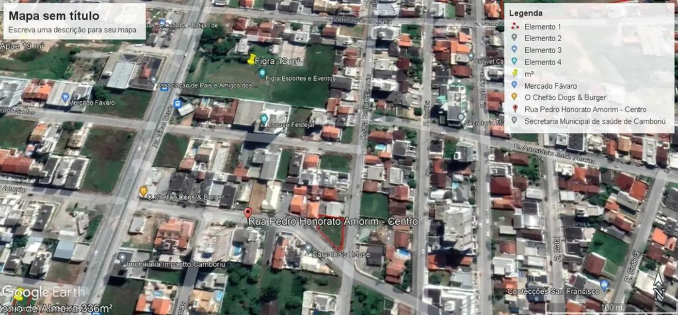 Foto 3 de Terreno / Lote à venda, 450m2 em Centro, Camboriu - SC