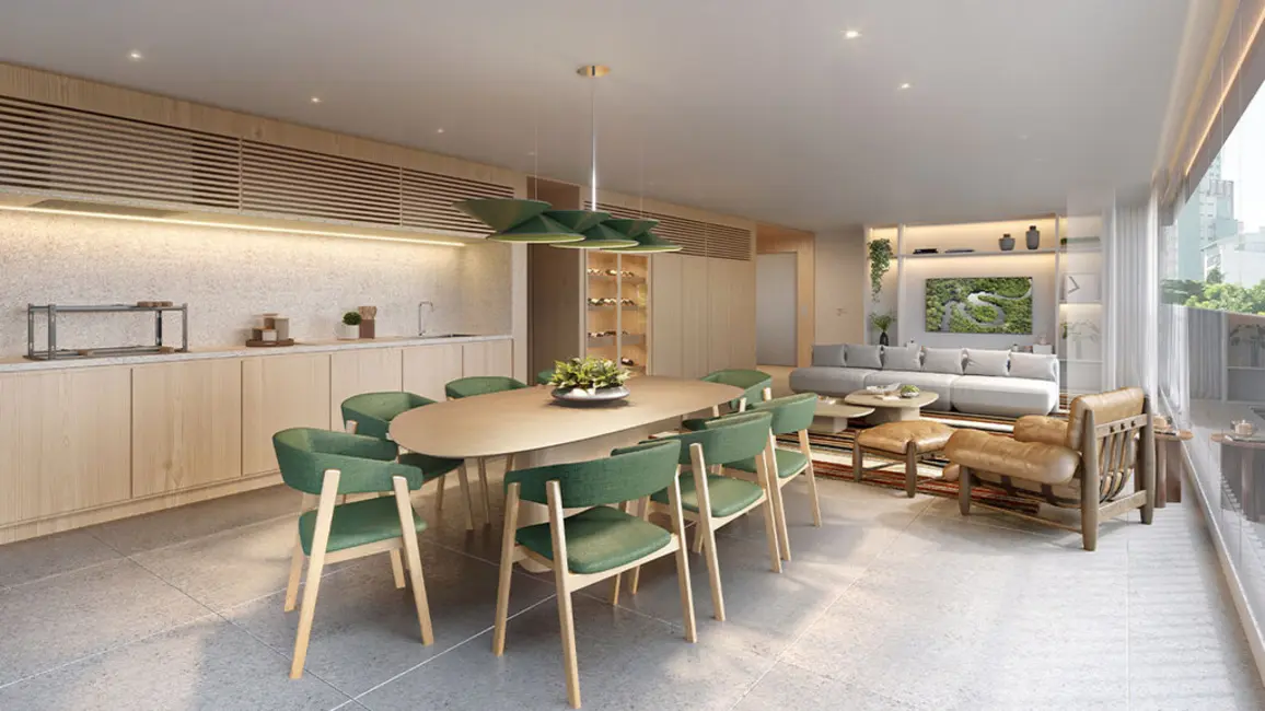 Apartamento com 4 quartos à venda, 193m2 em Vila Madalena, São Paulo - SP - imagem 7 Foto 7 de Apartamento com 4 quartos à venda, 193m2 em Vila Madalena, São Paulo - SP