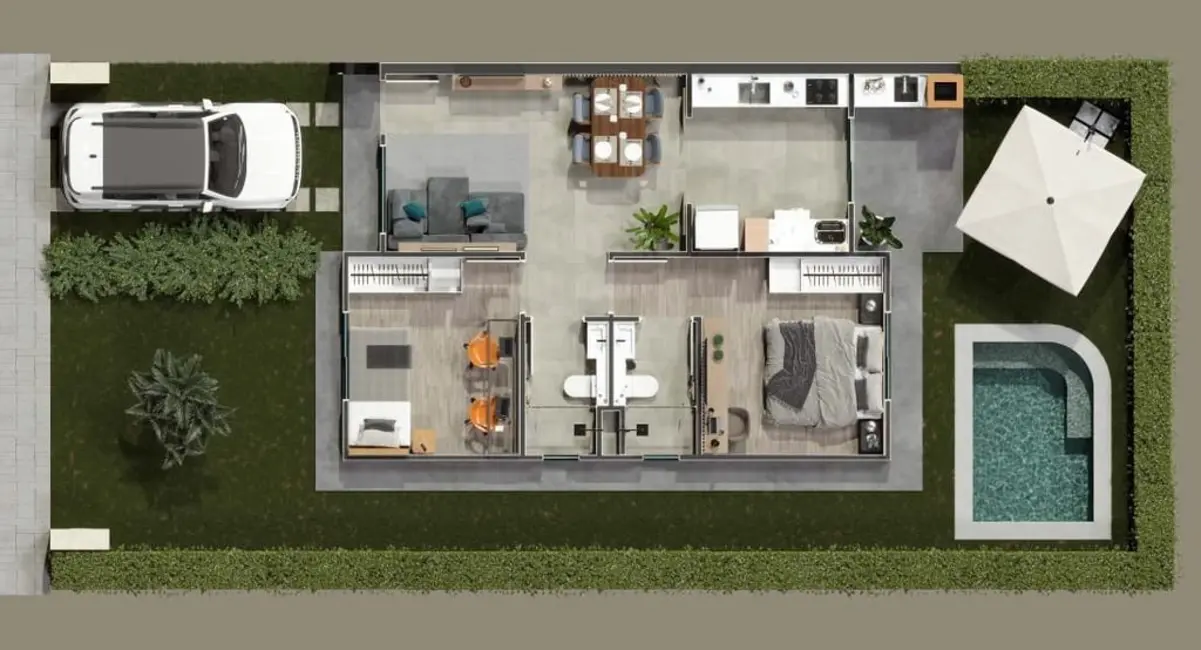 Foto 21 de Casa de Condomínio com 2 quartos à venda, 175m2 em Campo Alegre, Nova Iguacu - RJ