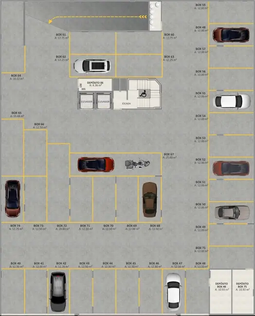 Apartamento com 3 quartos à venda, 71m2 em Capao Da Canoa - RS - imagem 6 Foto 6 de Apartamento com 3 quartos à venda, 71m2 em Capao Da Canoa - RS