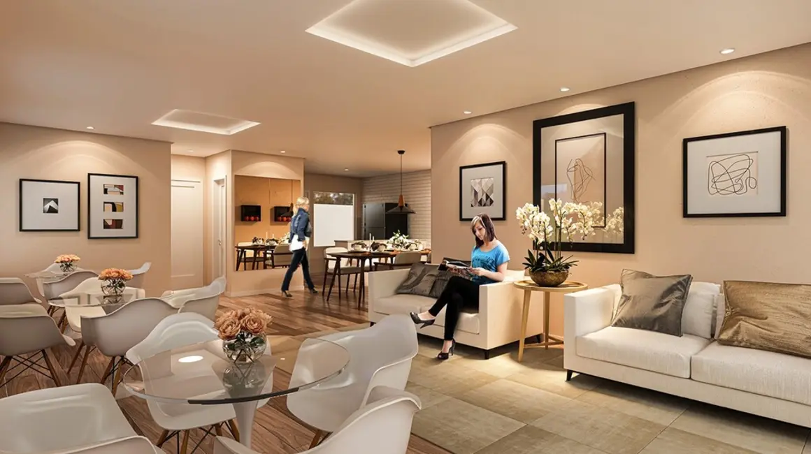 Foto 3 de Apartamento com 2 quartos à venda, 57m2 em Vila Valparaíso, Santo Andre - SP