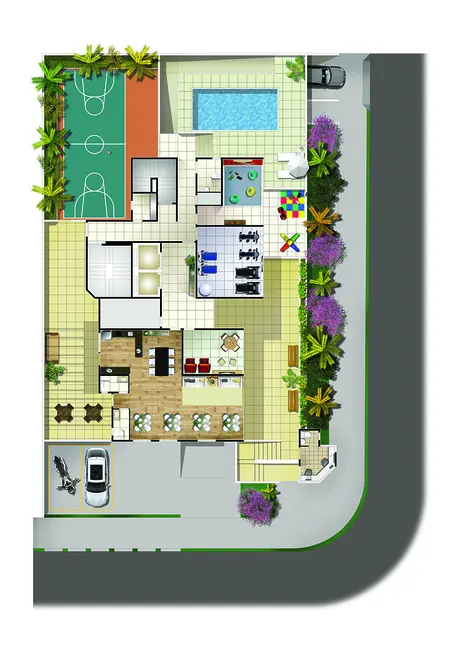 Foto 7 de Apartamento com 2 quartos à venda, 57m2 em Vila Valparaíso, Santo Andre - SP