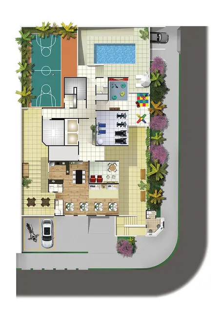 Foto 7 de Apartamento com 3 quartos à venda, 68m2 em Vila Valparaíso, Santo Andre - SP