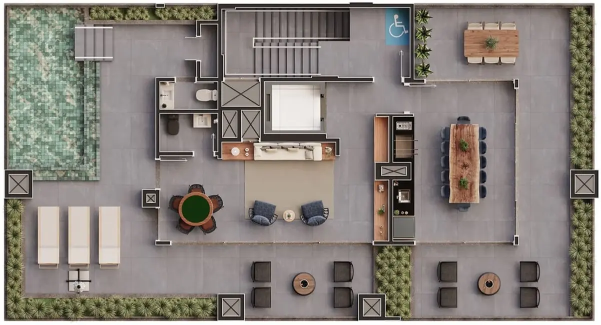 Apartamento com 2 quartos à venda, 77m2 em Capao Da Canoa - RS - imagem 8 Foto 8 de Apartamento com 2 quartos à venda, 77m2 em Capao Da Canoa - RS