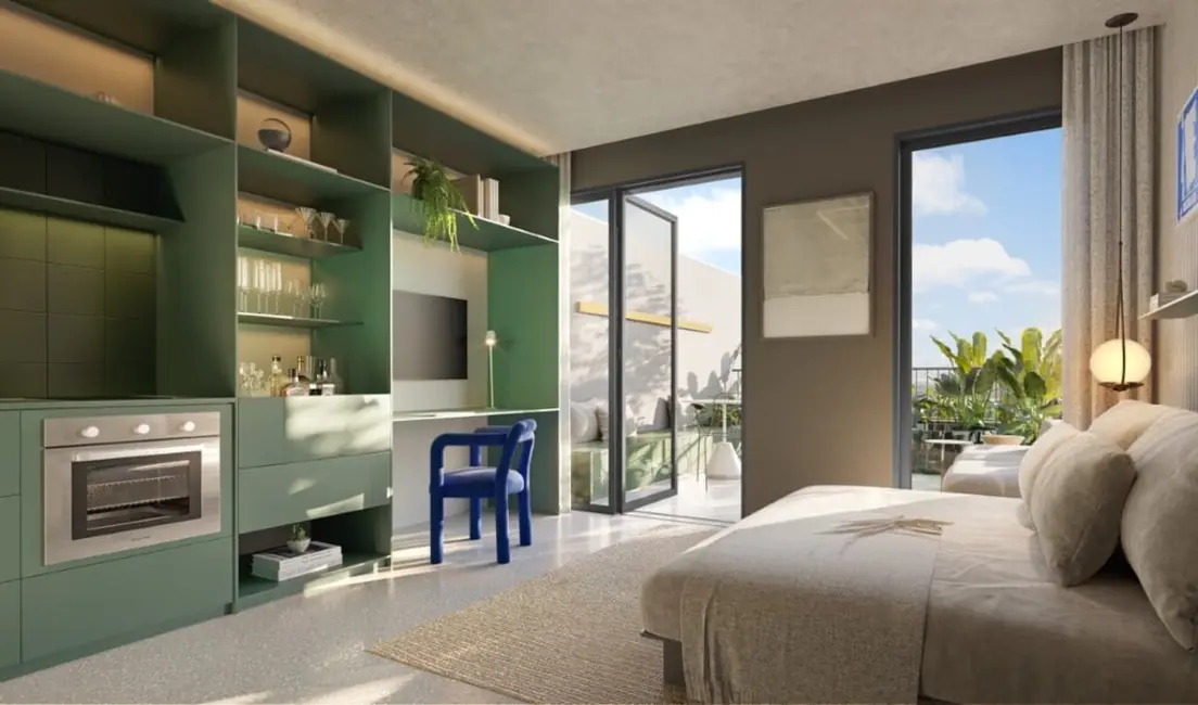 Apartamento com 1 quarto à venda, 34m2 em Menino Deus, Porto Alegre - RS - imagem 5 Foto 5 de Apartamento com 1 quarto à venda, 34m2 em Menino Deus, Porto Alegre - RS