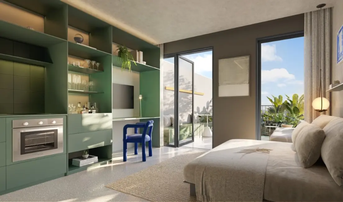 Apartamento com 1 quarto à venda, 17m2 em Menino Deus, Porto Alegre - RS - imagem 5 Foto 5 de Apartamento com 1 quarto à venda, 17m2 em Menino Deus, Porto Alegre - RS