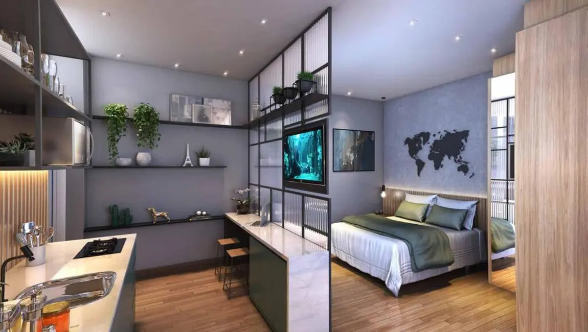 Apartamento com 1 quarto à venda, 49m2 em Moema, São Paulo - SP - imagem 4 Foto 4 de Apartamento com 1 quarto à venda, 49m2 em Moema, São Paulo - SP