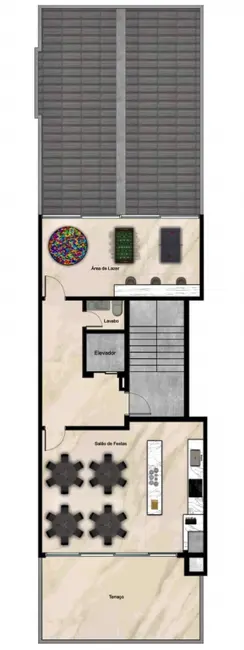 Apartamento com 4 quartos à venda, 223m2 em Capao Da Canoa - RS - imagem 7 Foto 7 de Apartamento com 4 quartos à venda, 223m2 em Capao Da Canoa - RS