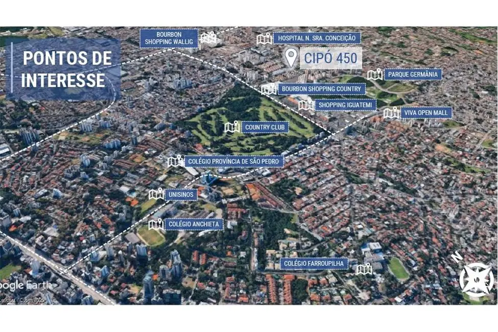 Foto 9 de Apartamento com 3 quartos à venda, 82m2 em Cristo Redentor, Porto Alegre - RS