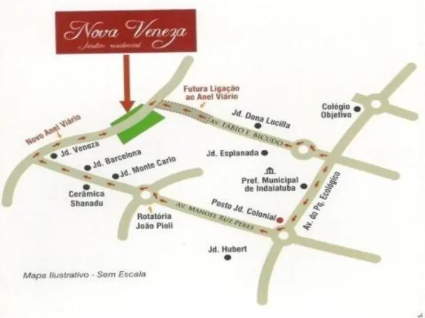 Foto 3 de Terreno / Lote à venda, 535m2 em Jardim Residencial Nova Veneza, Indaiatuba - SP