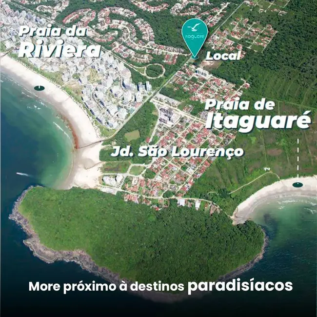 Foto 3 de Apartamento com 2 quartos à venda, 60m2 em Riviera de São Lourenço, Bertioga - SP