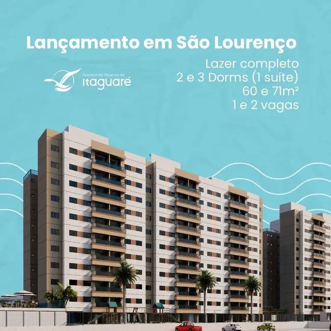 Foto 1 de Apartamento com 2 quartos à venda, 60m2 em Riviera de São Lourenço, Bertioga - SP