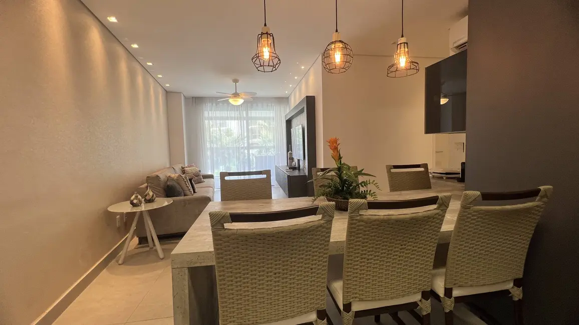 Foto 3 de Apartamento com 3 quartos à venda e para alugar, 113m2 em Riviera de São Lourenço, Bertioga - SP