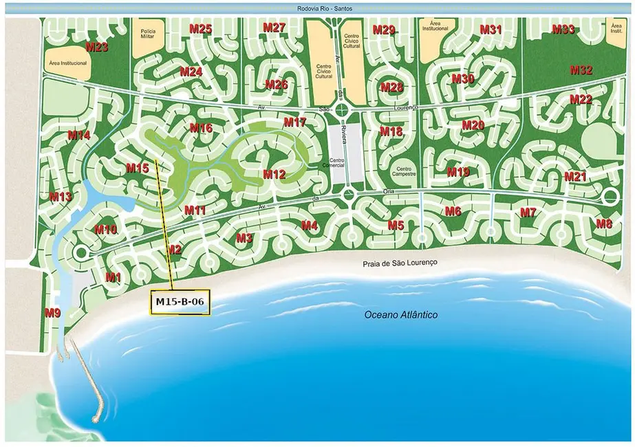 Foto 1 de Terreno / Lote à venda, 566m2 em Riviera de São Lourenço, Bertioga - SP