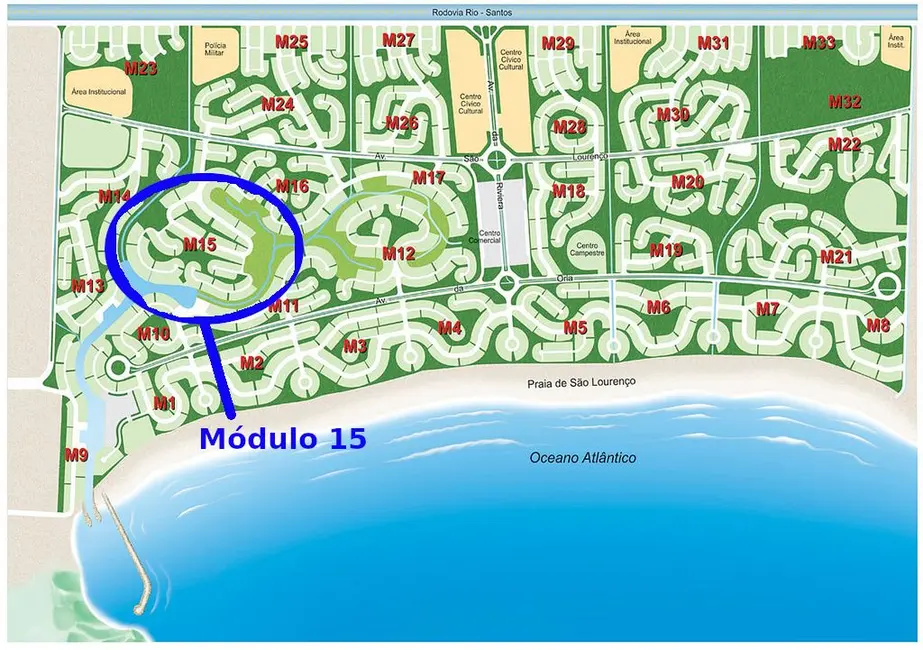 Foto 2 de Terreno / Lote à venda, 653m2 em Bertioga - SP