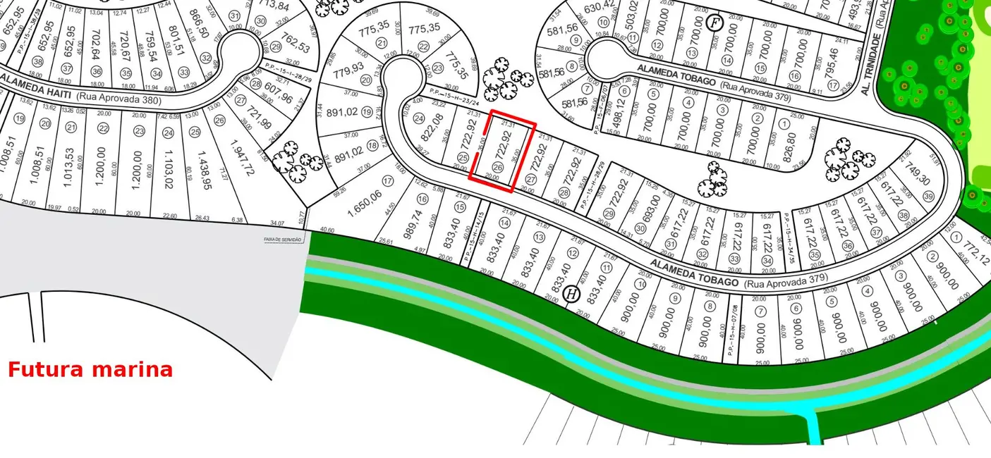 Foto 1 de Terreno / Lote à venda, 723m2 em Bertioga - SP