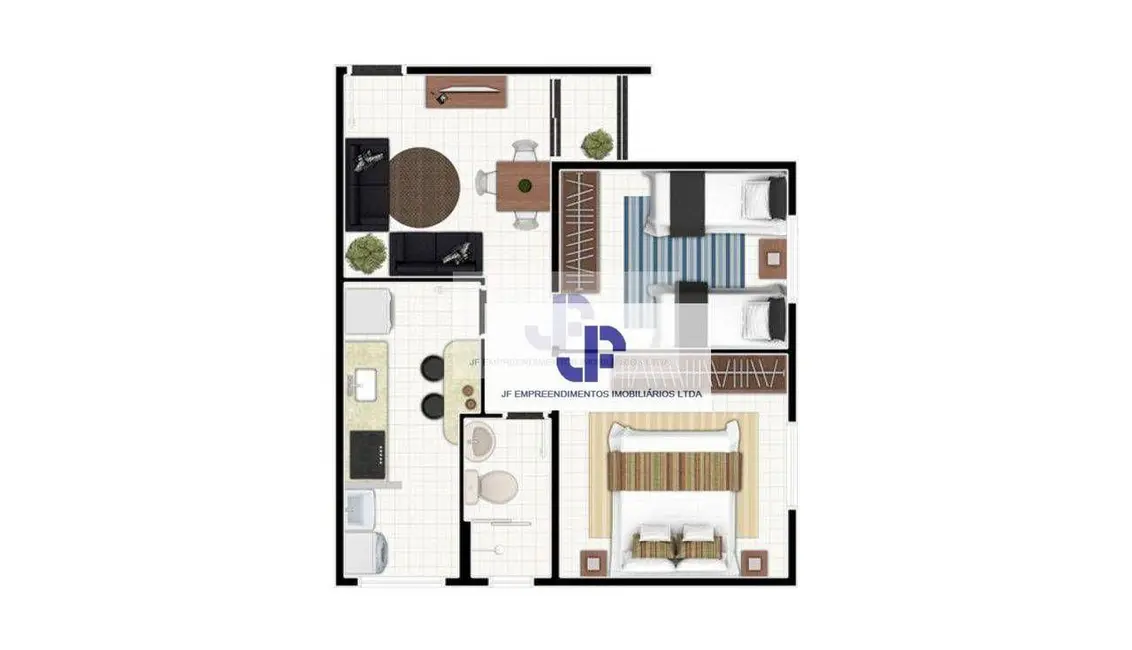 Apartamento à venda, 45m2 em Jardim Califórnia, Sorocaba - SP - imagem 3 Foto 3 de Apartamento à venda, 45m2 em Jardim Califórnia, Sorocaba - SP