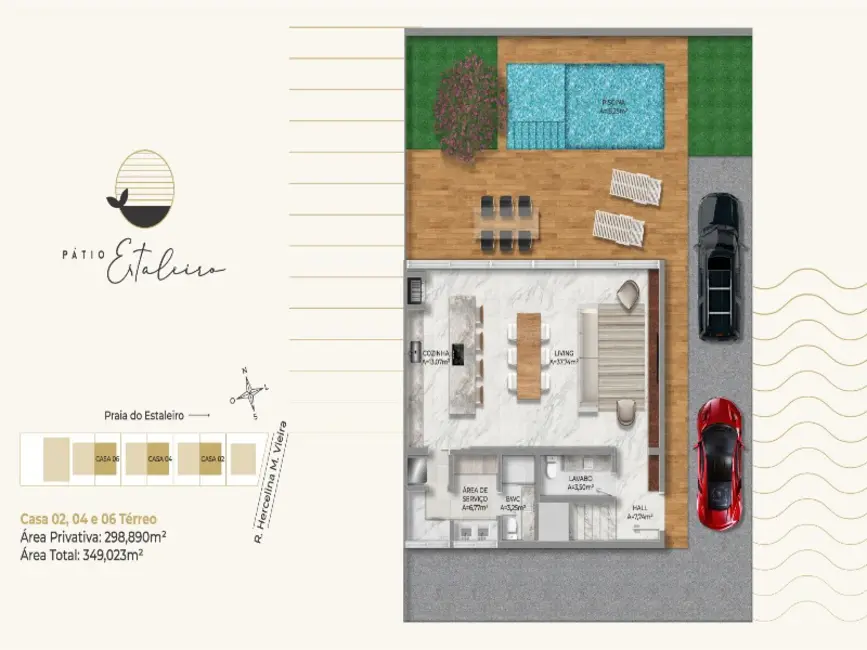 Sobrado à venda, 298m2 em Praia do Estaleiro, Balneario Camboriu - SC - imagem 5 Foto 5 de Sobrado à venda, 298m2 em Praia do Estaleiro, Balneario Camboriu - SC