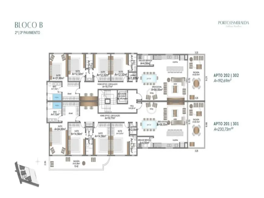 Apartamento com 4 quartos à venda, 230m2 em Praia do Estaleiro, Balneario Camboriu - SC - imagem 3 Foto 3 de Apartamento com 4 quartos à venda, 230m2 em Praia do Estaleiro, Balneario Camboriu - SC