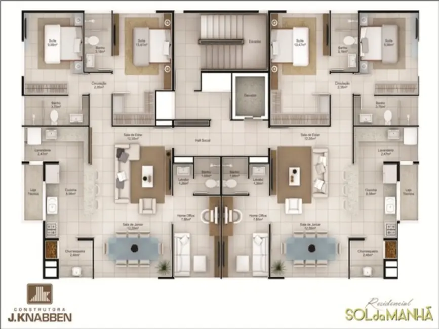 Apartamento com 2 quartos à venda, 92m2 em Centro, Balneario Camboriu - SC - imagem 4 Foto 4 de Apartamento com 2 quartos à venda, 92m2 em Centro, Balneario Camboriu - SC