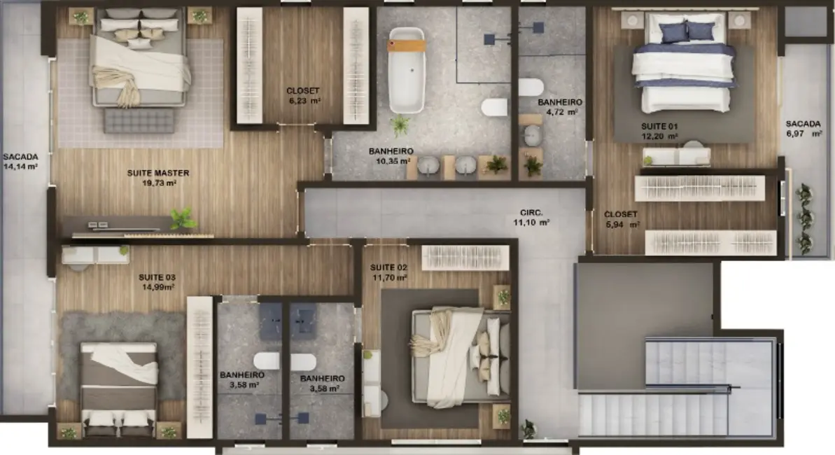 Sobrado com 4 quartos à venda, 330m2 em Centro, Balneario Camboriu - SC - imagem 8 Foto 8 de Sobrado com 4 quartos à venda, 330m2 em Centro, Balneario Camboriu - SC