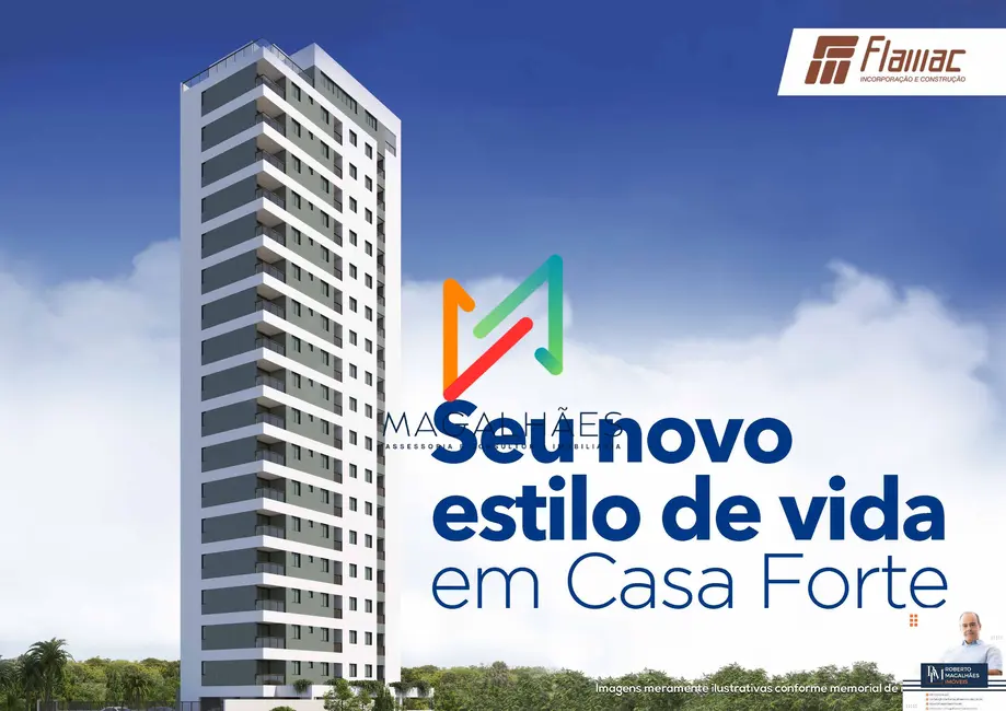 Foto 1 de Apartamento com 3 quartos à venda, 84m2 em Casa Forte, Recife - PE