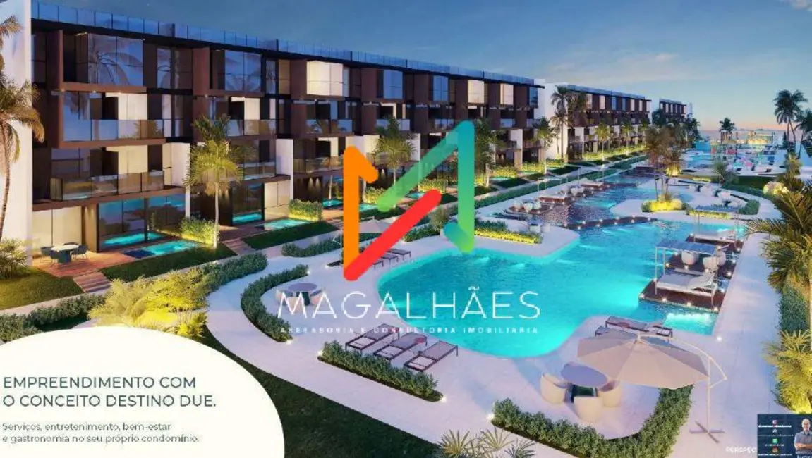 Foto 1 de Apartamento com 1 quarto à venda, 21m2 em Porto de Galinhas, Ipojuca - PE