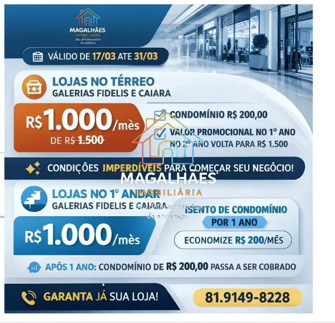 Foto 6 de Sala Comercial para alugar, 23m2 em Iputinga, Recife - PE