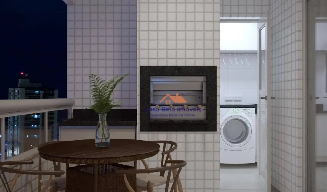 Foto 3 de Apartamento com 2 quartos à venda, 62m2 em Praia Grande - SP