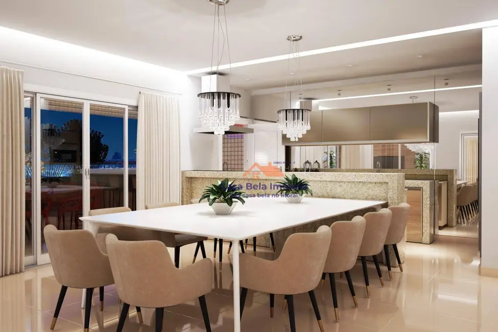 Foto 6 de Apartamento com 3 quartos à venda, 98m2 em Aviação, Praia Grande - SP