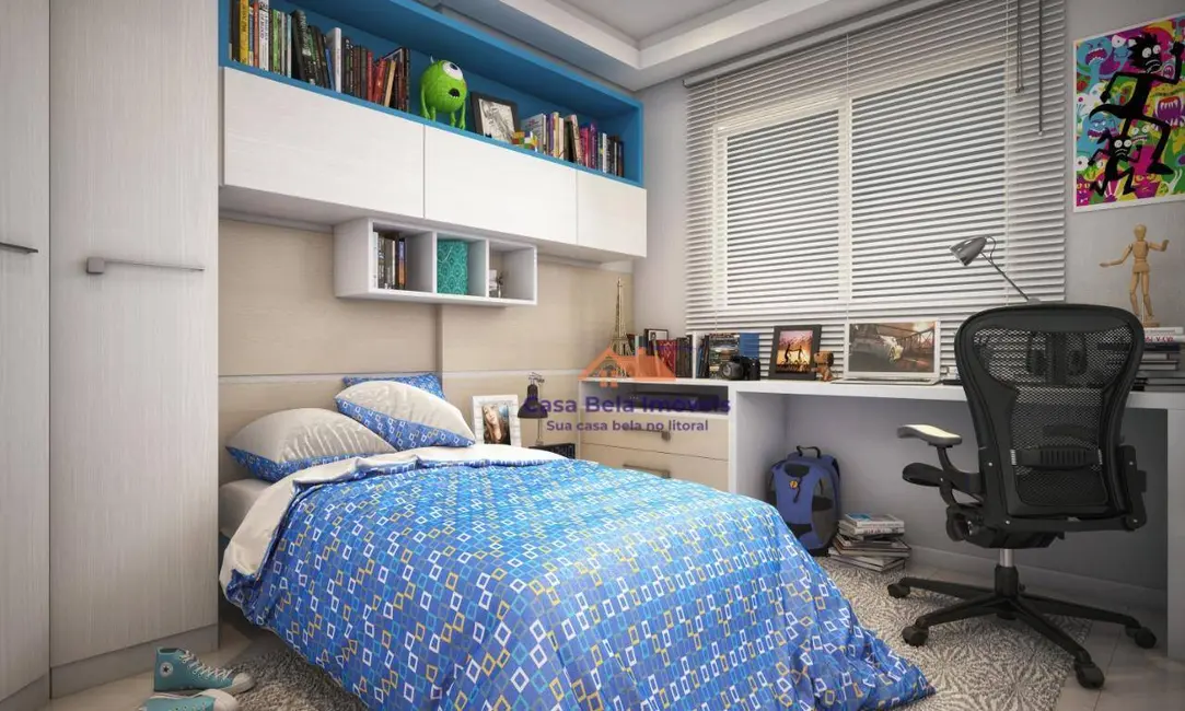 Foto 6 de Apartamento com 2 quartos à venda, 68m2 em Aviação, Praia Grande - SP