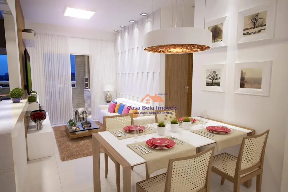 Foto 1 de Apartamento com 1 quarto à venda, 57m2 em Tupi, Praia Grande - SP