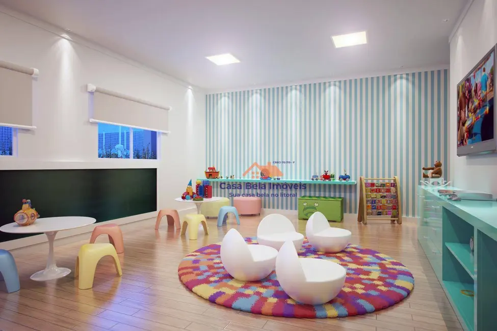 Foto 6 de Apartamento com 1 quarto à venda, 57m2 em Tupi, Praia Grande - SP