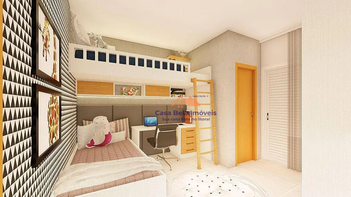 Apartamento com 3 quartos à venda, 141m2 em Canto do Forte, Praia Grande - SP - imagem 6 Foto 6 de Apartamento com 3 quartos à venda, 141m2 em Canto do Forte, Praia Grande - SP