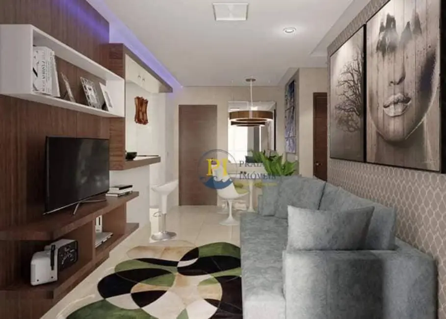 Foto 2 de Apartamento com 2 quartos à venda, 88m2 em Ocian, Praia Grande - SP