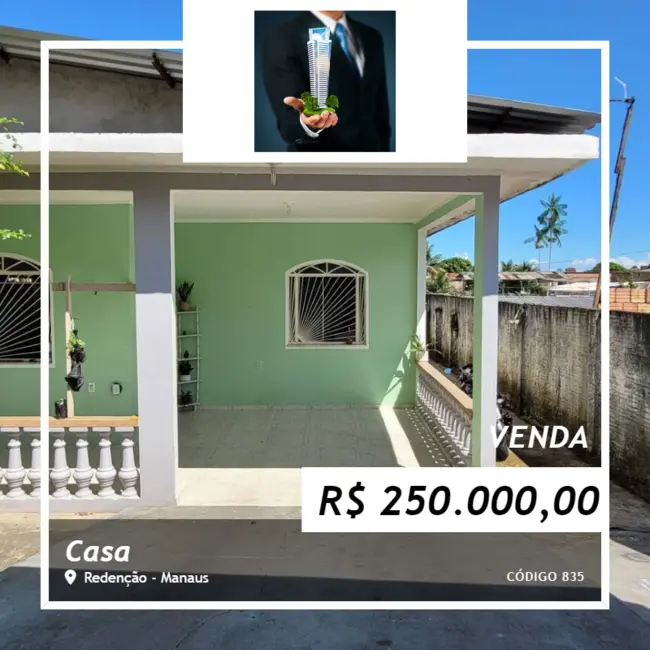 Foto 1 de Casa com 2 quartos à venda, 104m2 em Redenção, Manaus - AM