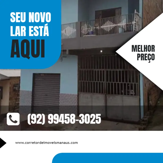 Foto 1 de Casa com 4 quartos à venda em Colônia Terra Nova, Manaus - AM