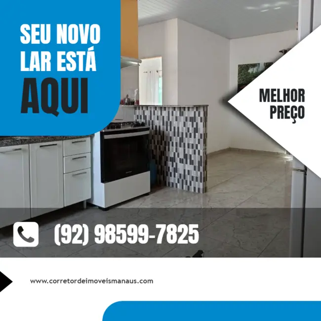 Foto 1 de Casa com 4 quartos à venda e para alugar, 120m2 em Compensa, Manaus - AM