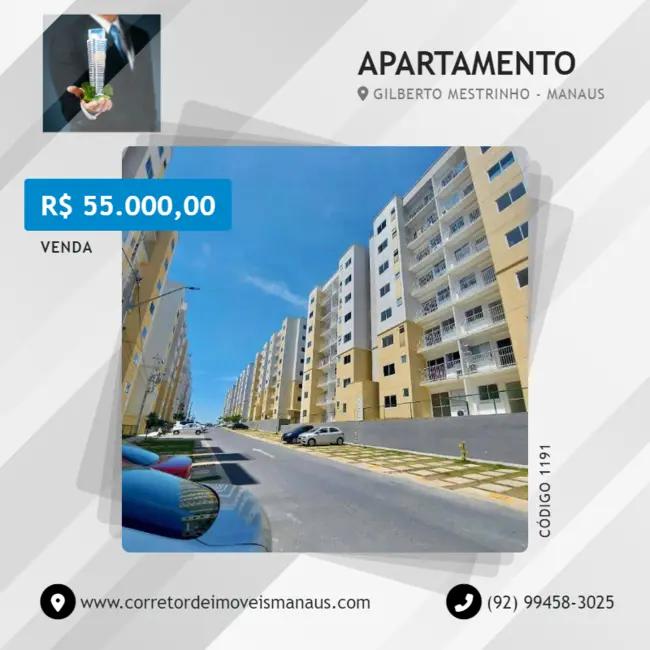 Foto 1 de Apartamento com 2 quartos à venda, 43m2 em Gilberto Mestrinho, Manaus - AM